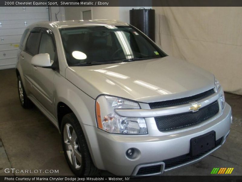 Silverstone Metallic / Ebony 2008 Chevrolet Equinox Sport