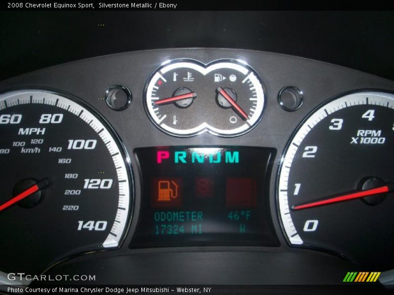 Silverstone Metallic / Ebony 2008 Chevrolet Equinox Sport