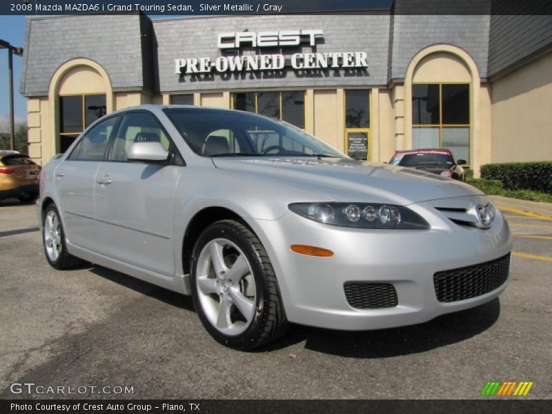 Silver Metallic / Gray 2008 Mazda MAZDA6 i Grand Touring Sedan