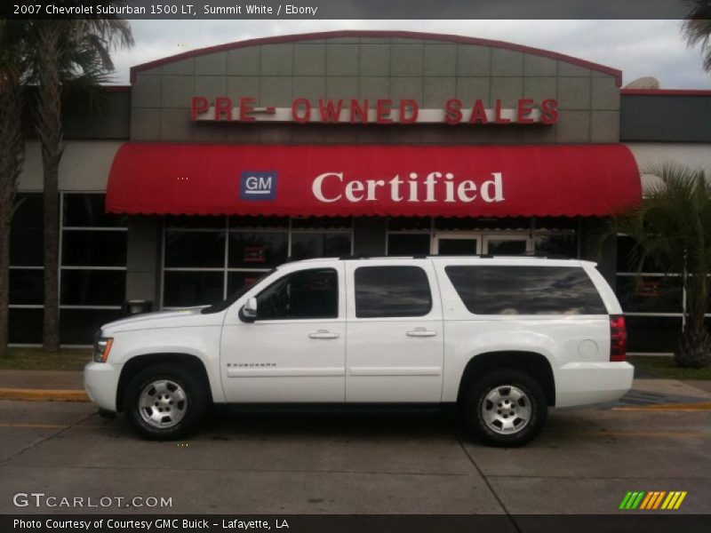 Summit White / Ebony 2007 Chevrolet Suburban 1500 LT