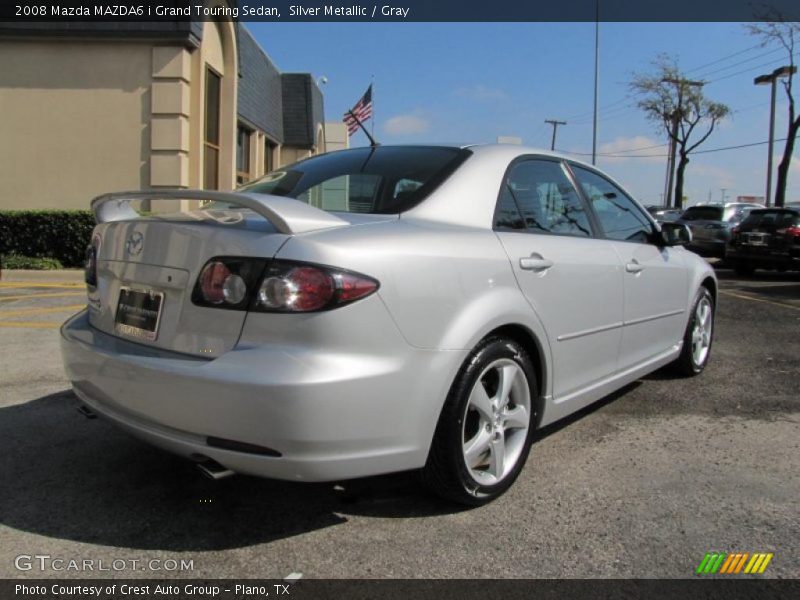 Silver Metallic / Gray 2008 Mazda MAZDA6 i Grand Touring Sedan