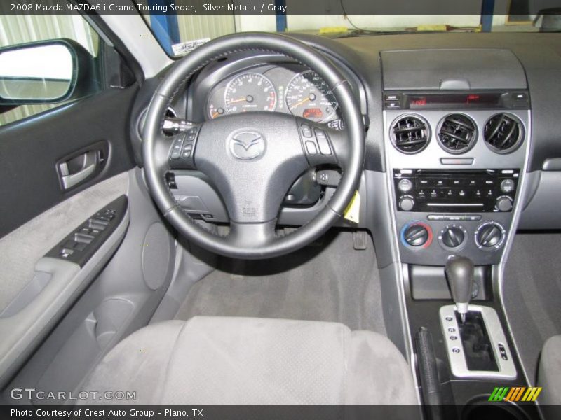 Silver Metallic / Gray 2008 Mazda MAZDA6 i Grand Touring Sedan