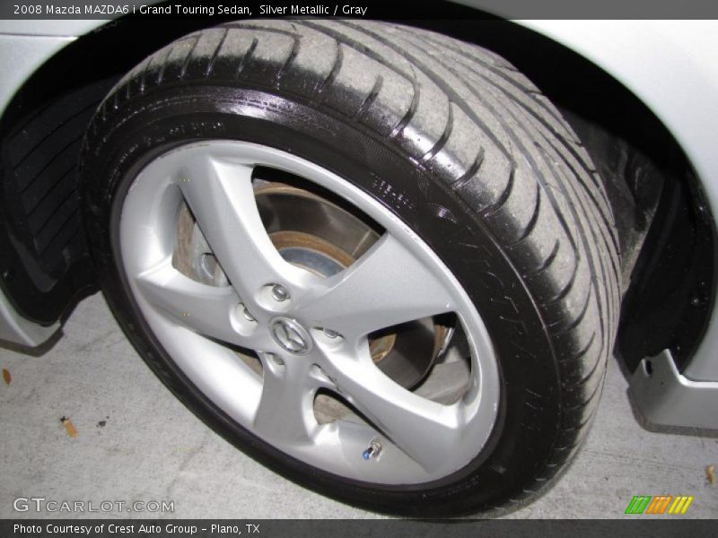 Silver Metallic / Gray 2008 Mazda MAZDA6 i Grand Touring Sedan