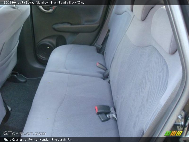 Nighthawk Black Pearl / Black/Grey 2008 Honda Fit Sport