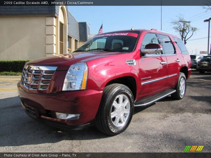 Infrared / Cocoa/Cashmere 2009 Cadillac Escalade AWD
