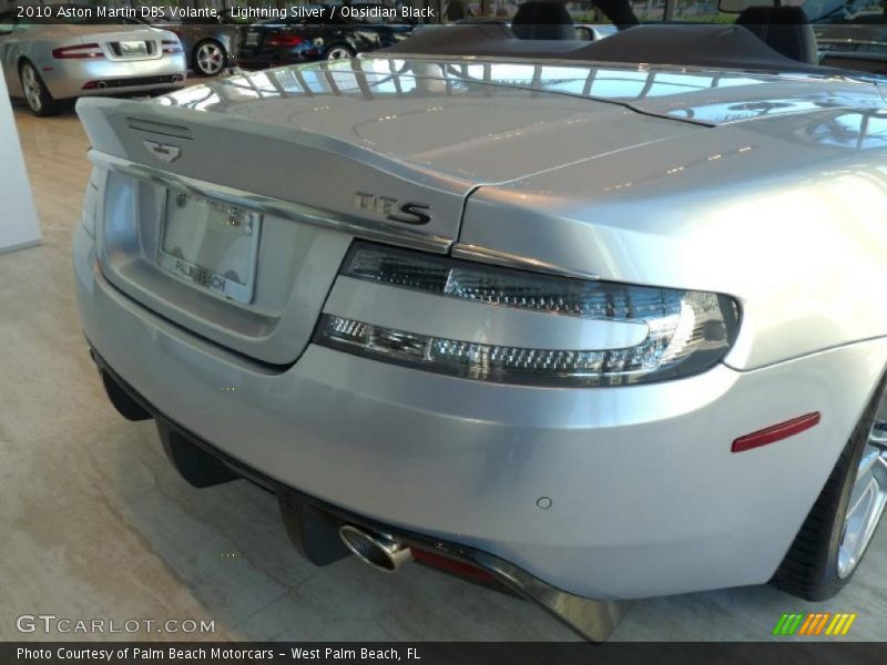 Lightning Silver / Obsidian Black 2010 Aston Martin DBS Volante