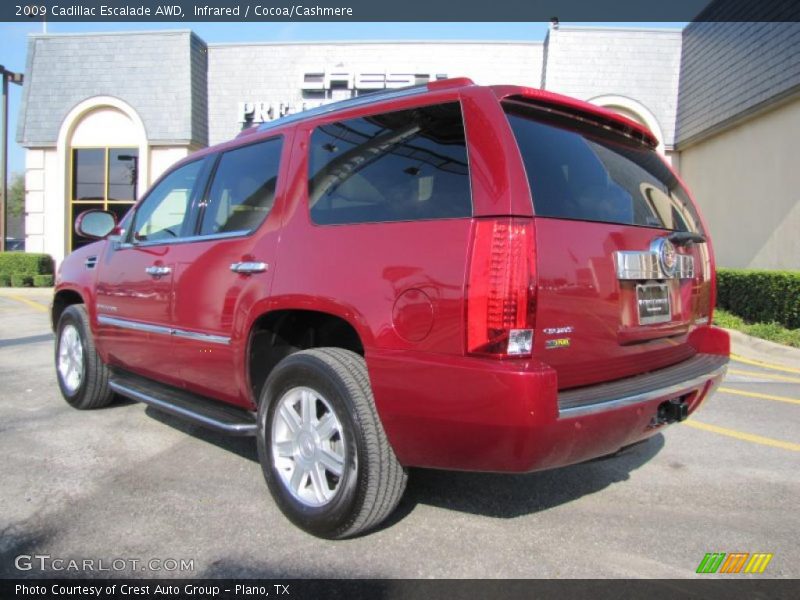 Infrared / Cocoa/Cashmere 2009 Cadillac Escalade AWD