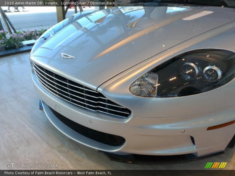 Lightning Silver / Obsidian Black 2010 Aston Martin DBS Volante