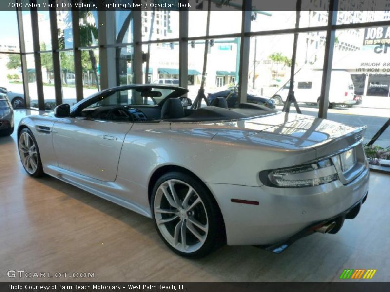 Lightning Silver / Obsidian Black 2010 Aston Martin DBS Volante