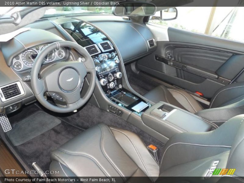 Lightning Silver / Obsidian Black 2010 Aston Martin DBS Volante