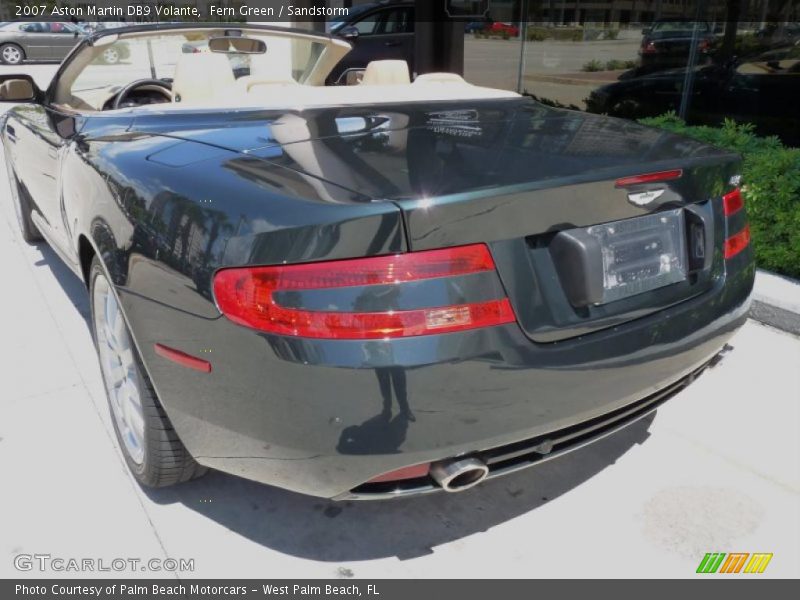 Fern Green / Sandstorm 2007 Aston Martin DB9 Volante