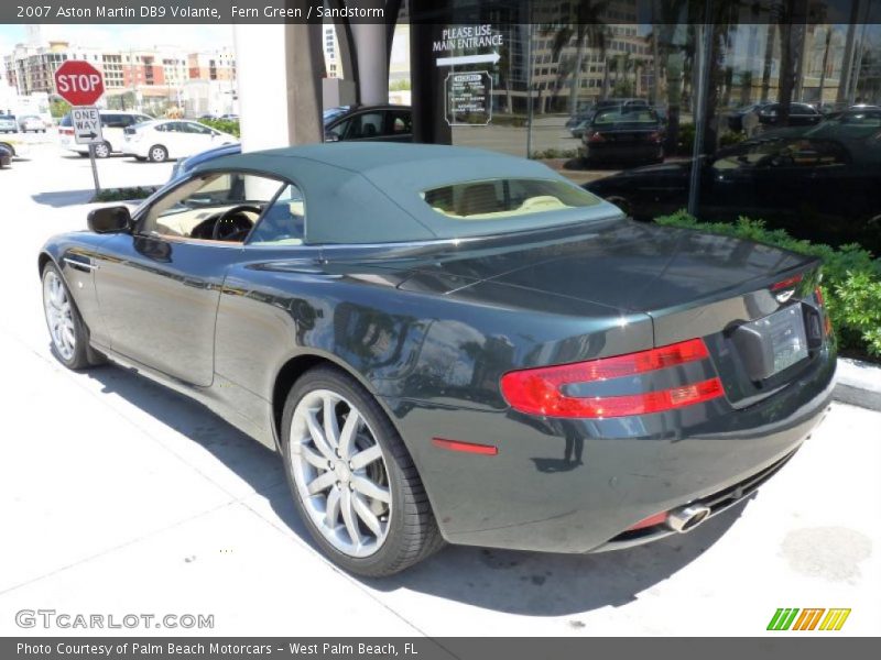 Fern Green / Sandstorm 2007 Aston Martin DB9 Volante