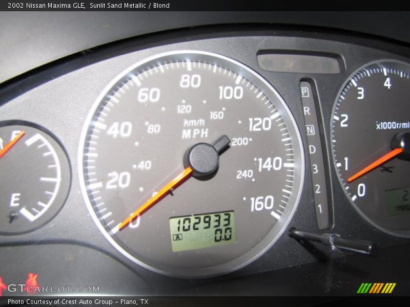 Sunlit Sand Metallic / Blond 2002 Nissan Maxima GLE