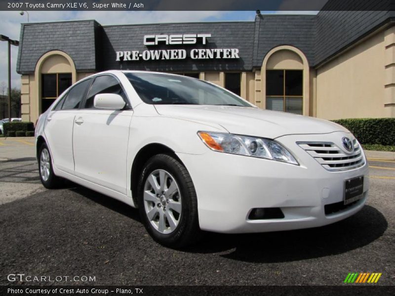 Super White / Ash 2007 Toyota Camry XLE V6