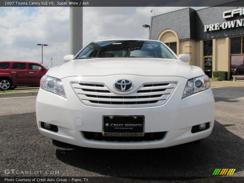 Super White / Ash 2007 Toyota Camry XLE V6