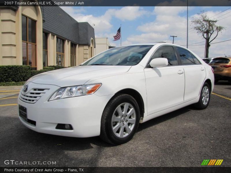 Super White / Ash 2007 Toyota Camry XLE V6