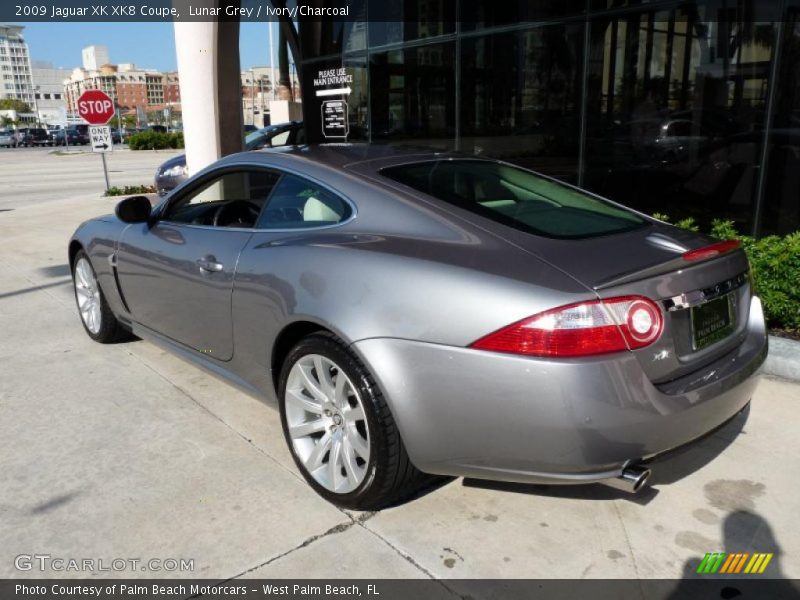 Lunar Grey / Ivory/Charcoal 2009 Jaguar XK XK8 Coupe