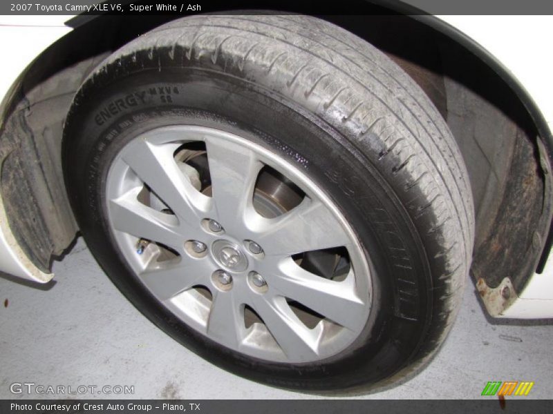 Super White / Ash 2007 Toyota Camry XLE V6