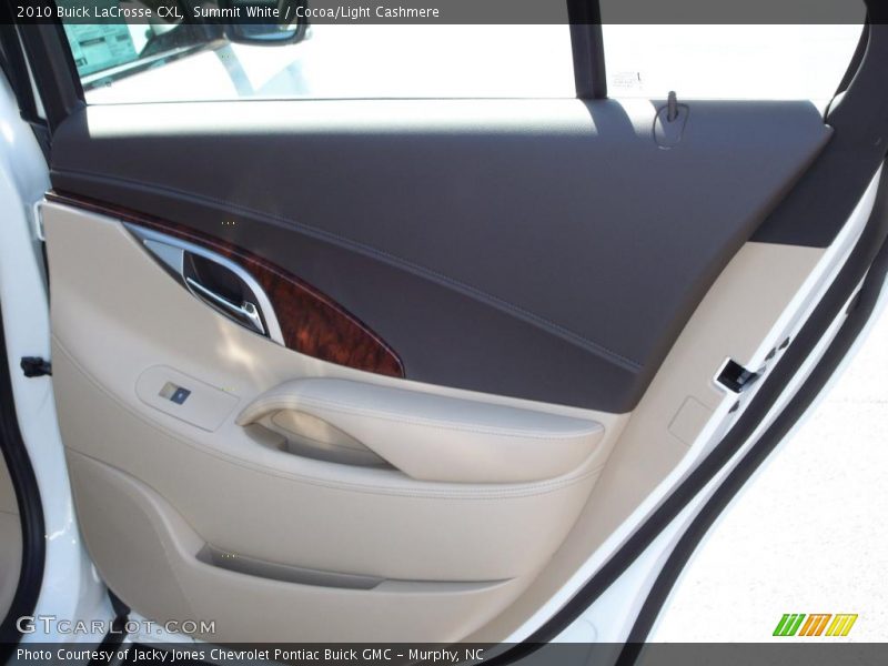 Summit White / Cocoa/Light Cashmere 2010 Buick LaCrosse CXL