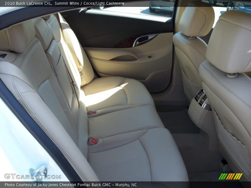 Summit White / Cocoa/Light Cashmere 2010 Buick LaCrosse CXL
