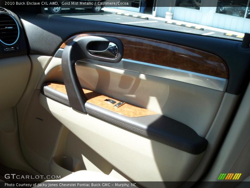 Gold Mist Metallic / Cashmere/Cocoa 2010 Buick Enclave CXL AWD