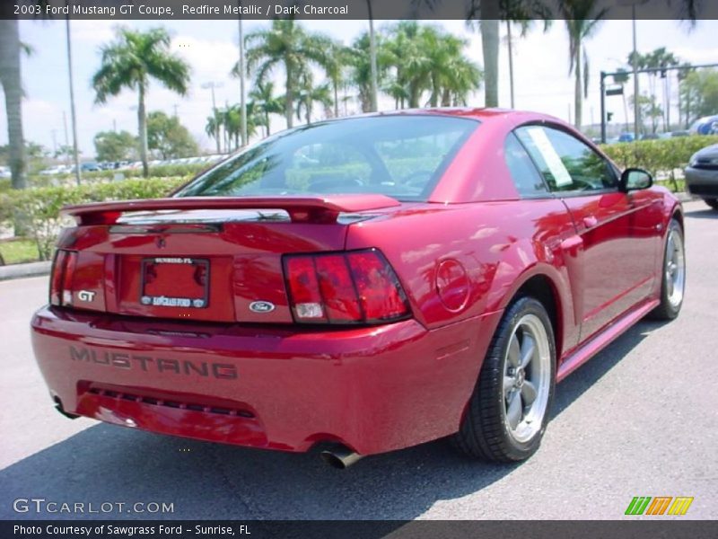 Redfire Metallic / Dark Charcoal 2003 Ford Mustang GT Coupe