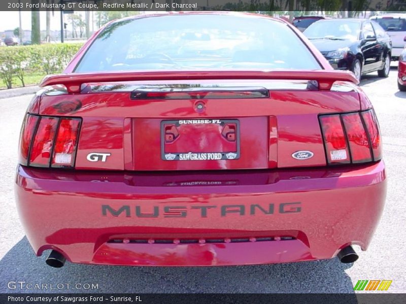 Redfire Metallic / Dark Charcoal 2003 Ford Mustang GT Coupe
