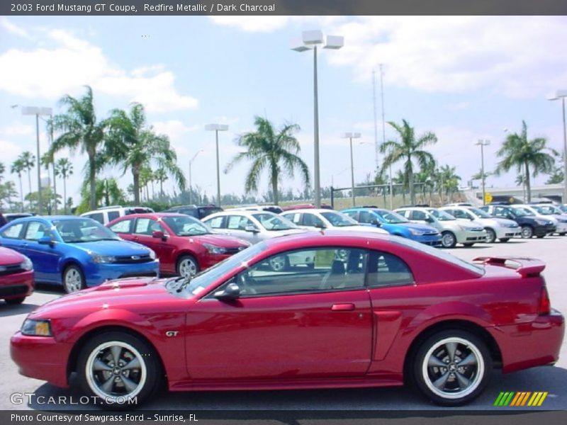 Redfire Metallic / Dark Charcoal 2003 Ford Mustang GT Coupe