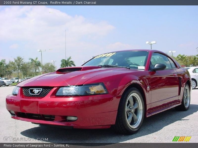 Redfire Metallic / Dark Charcoal 2003 Ford Mustang GT Coupe