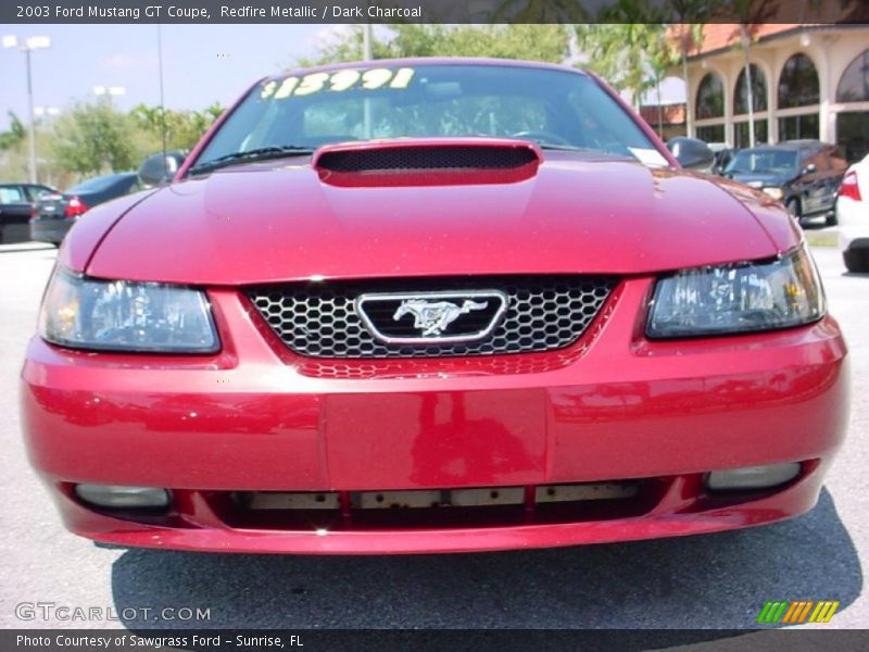 Redfire Metallic / Dark Charcoal 2003 Ford Mustang GT Coupe