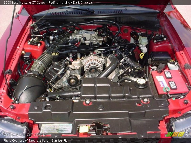 Redfire Metallic / Dark Charcoal 2003 Ford Mustang GT Coupe