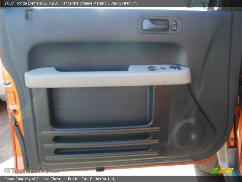 Tangerine Orange Metallic / Black/Titanium 2007 Honda Element EX AWD