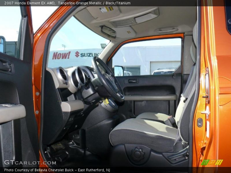 Tangerine Orange Metallic / Black/Titanium 2007 Honda Element EX AWD