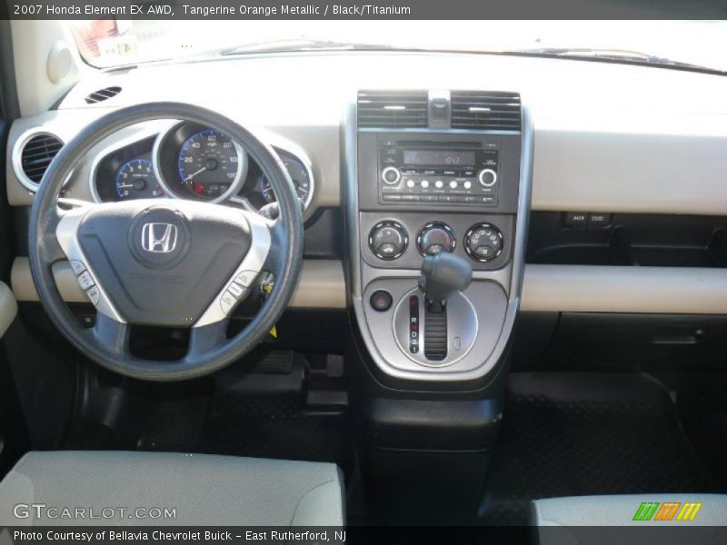 Tangerine Orange Metallic / Black/Titanium 2007 Honda Element EX AWD