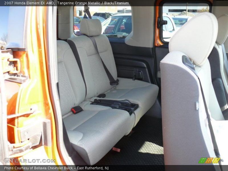 Tangerine Orange Metallic / Black/Titanium 2007 Honda Element EX AWD