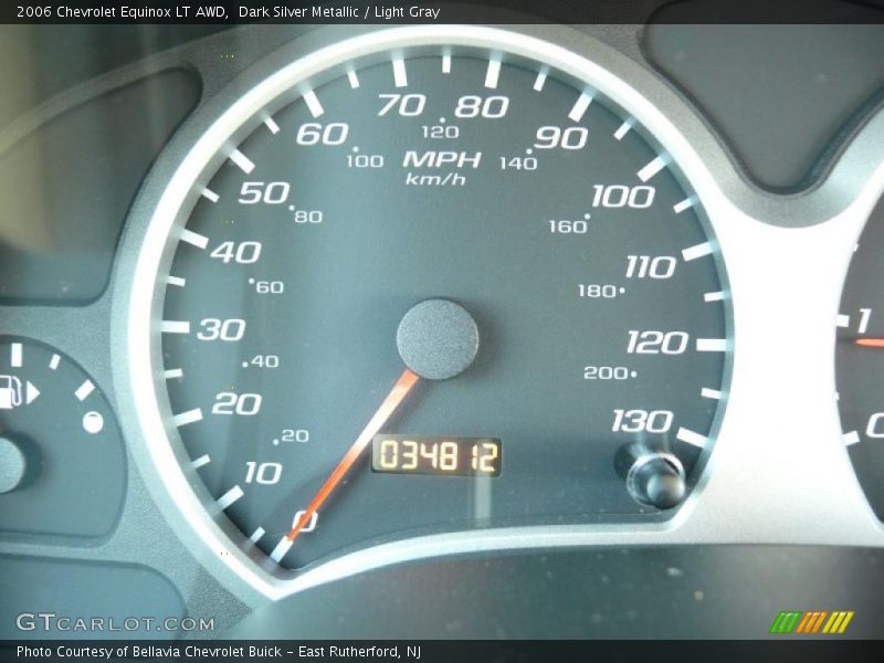 Dark Silver Metallic / Light Gray 2006 Chevrolet Equinox LT AWD