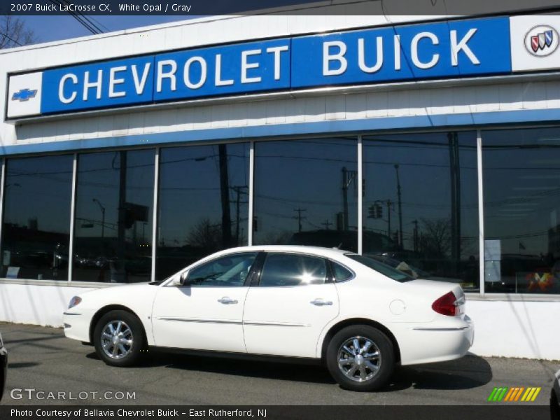 White Opal / Gray 2007 Buick LaCrosse CX