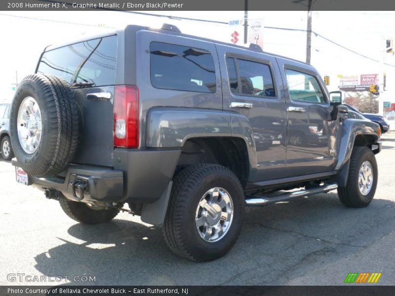 Graphite Metallic / Ebony Black/Pewter 2008 Hummer H3 X
