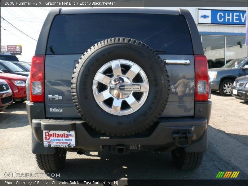 Graphite Metallic / Ebony Black/Pewter 2008 Hummer H3 X