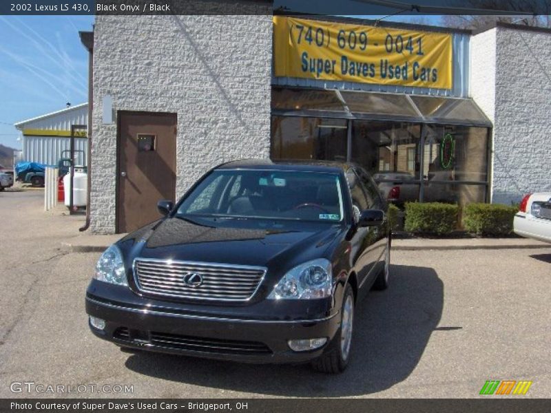 Black Onyx / Black 2002 Lexus LS 430