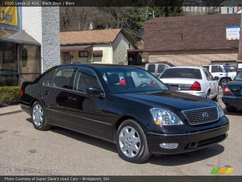 Black Onyx / Black 2002 Lexus LS 430