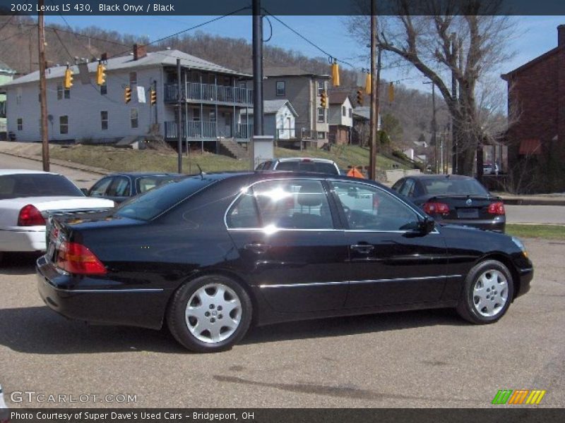 Black Onyx / Black 2002 Lexus LS 430