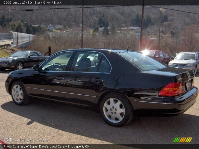 Black Onyx / Black 2002 Lexus LS 430