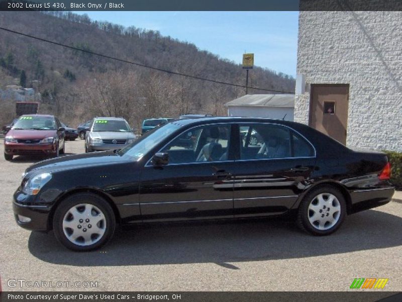 Black Onyx / Black 2002 Lexus LS 430