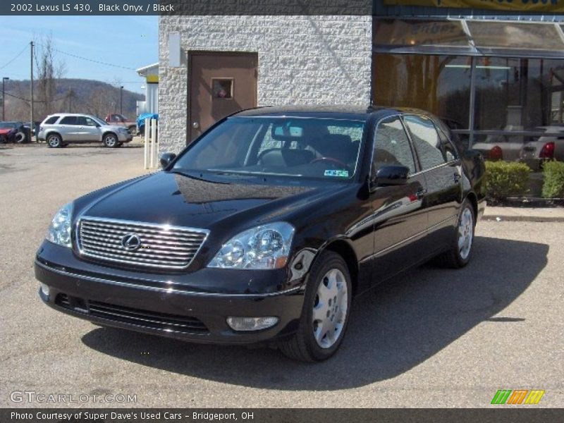 Black Onyx / Black 2002 Lexus LS 430