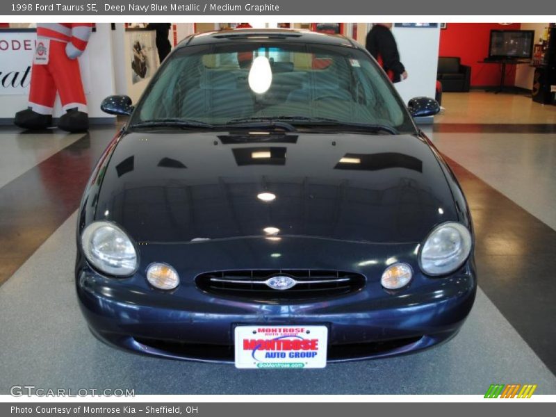 Deep Navy Blue Metallic / Medium Graphite 1998 Ford Taurus SE