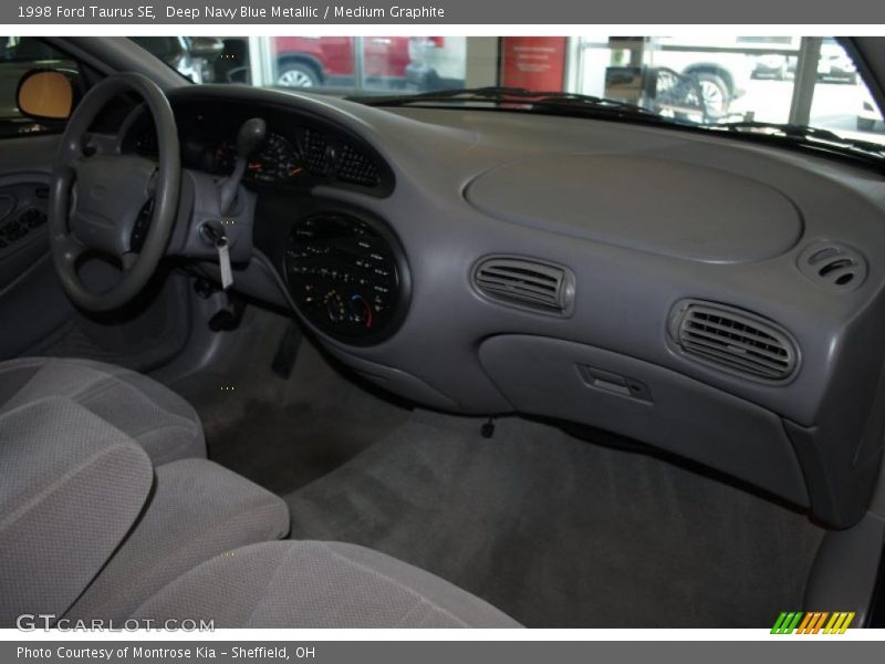 Deep Navy Blue Metallic / Medium Graphite 1998 Ford Taurus SE