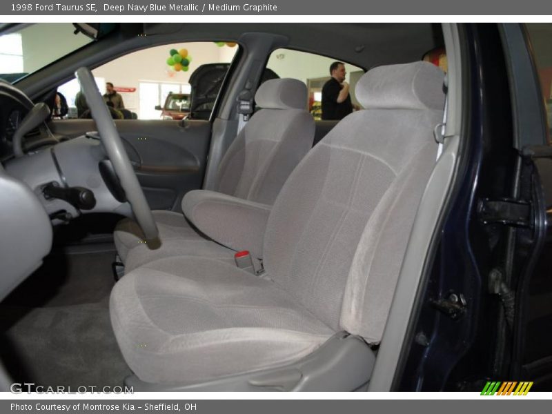 Deep Navy Blue Metallic / Medium Graphite 1998 Ford Taurus SE