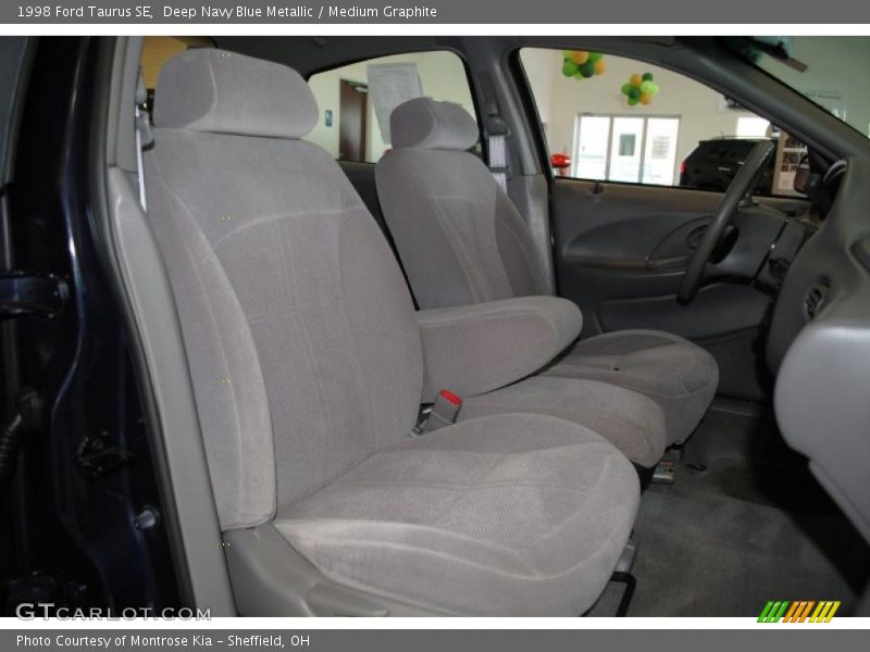 Deep Navy Blue Metallic / Medium Graphite 1998 Ford Taurus SE