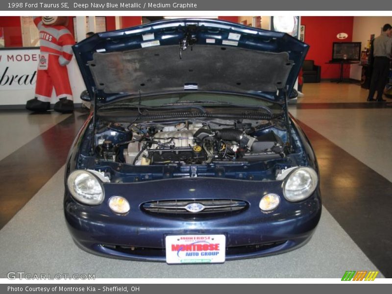 Deep Navy Blue Metallic / Medium Graphite 1998 Ford Taurus SE